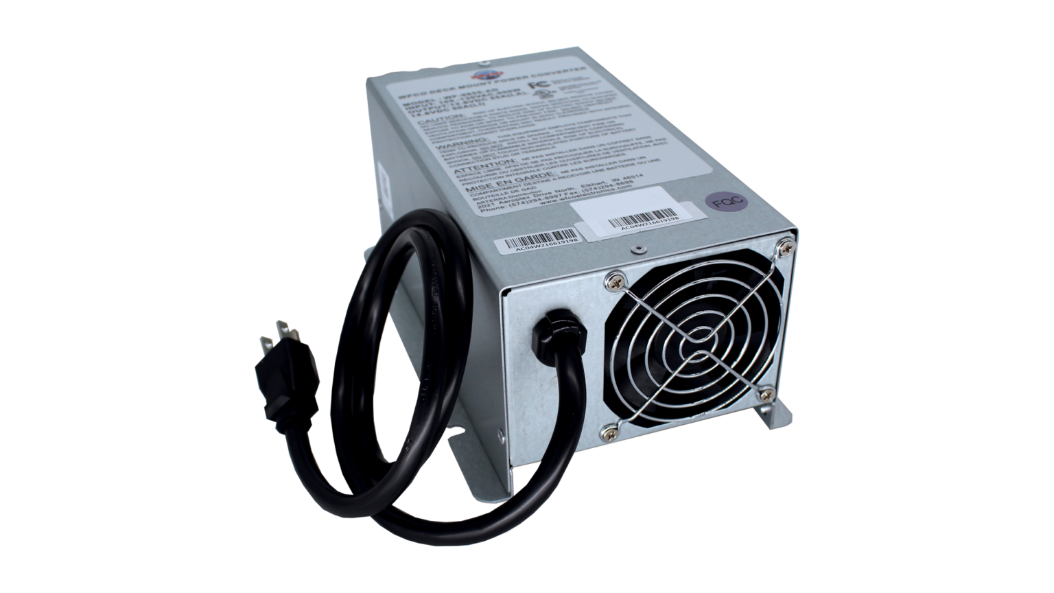 WF9855AD Deck Mount Converter Charger WFCO Technologies